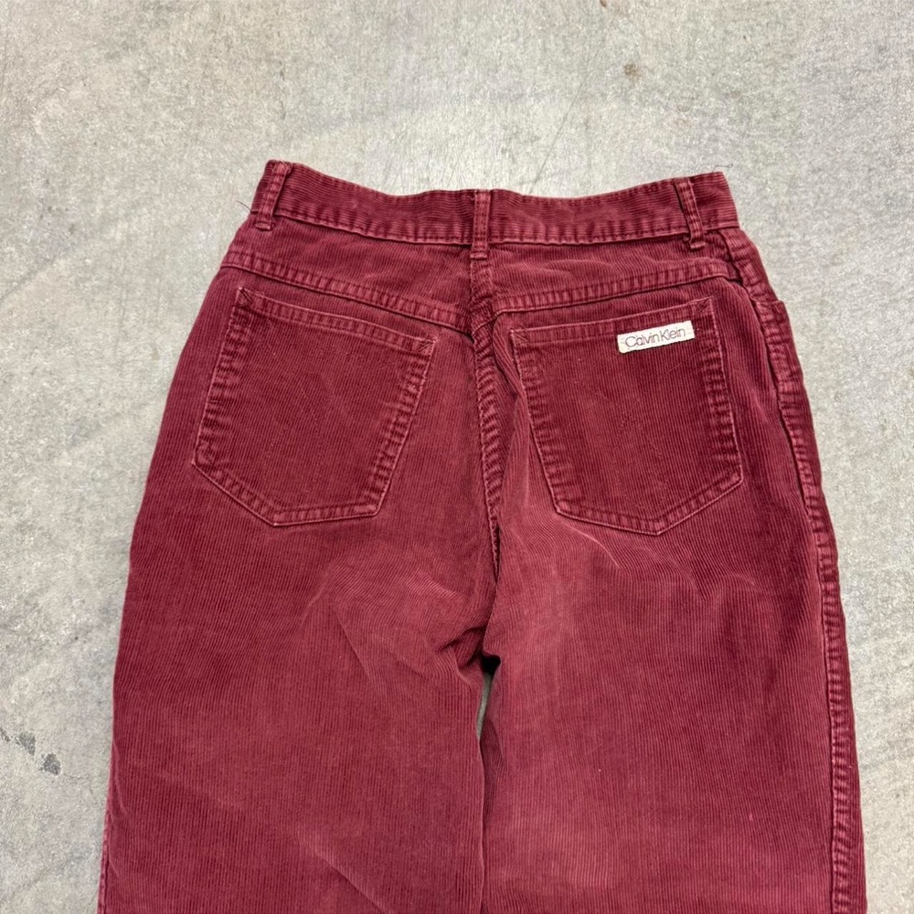 Calvin Klein Cord High Rise Straight